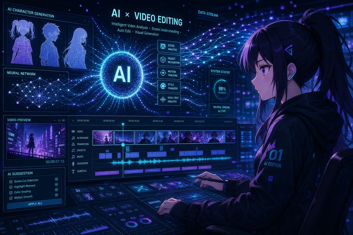 高清视频AI赋能动漫